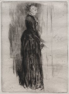 リトルベルベットドレス。 作： James Abbott McNeill Whistler