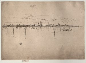 リトルベニス、1880年。 作： James Abbott McNeill Whistler