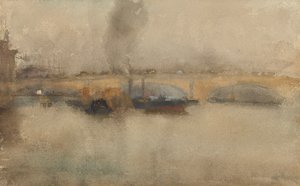 ロンドン橋、1881 年。 作： James Abbott McNeill Whistler