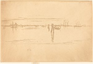 ロングラグーン、1880年。 作： James Abbott McNeill Whistler
