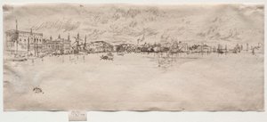 長いベニス。 作： James Abbott McNeill Whistler