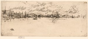 ロングベニス、18791880。 作： James Abbott McNeill Whistler