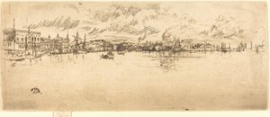 ロングベニス、18791880。 作： James Abbott McNeill Whistler