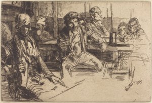 1859年のLongshoreman。 作： James Abbott McNeill Whistler
