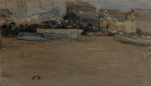 1883年から1884年にかけての干潮時。 作： James Abbott McNeill Whistler