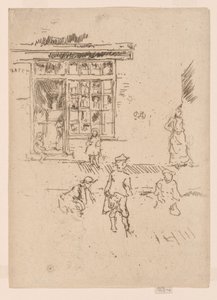 ビー玉 1886-88年頃 （エッチング、紙にインク） 作： James Abbott McNeill Whistler