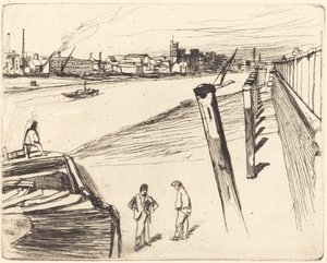 ミルバンク、1861年。 作： James Abbott McNeill Whistler