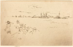 モニター、1887年。 作： James Abbott McNeill Whistler