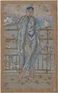 朝顔、1871-1873。 作： James Abbott McNeill Whistler