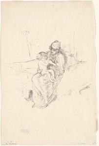 母と子』第1号、18911895印刷 1904年 作： James Abbott McNeill Whistler