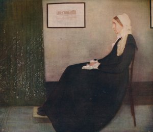 私の母、1871年、c1915 作： James Abbott McNeill Whistler