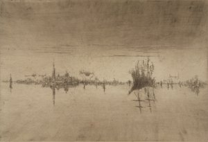 ノクターン、1879-80（エッチングとドライポイント）