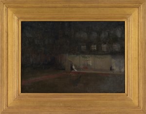 夜想曲：クレモーン・ガーデンズ、第3番 1872-77年頃 油彩・カンヴァス 作： James Abbott McNeill Whistler