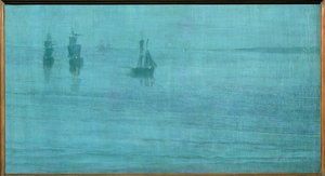 ノクターン、ソレント...（キャンバスに描画） 作： James Abbott McNeill Whistler
