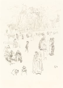 ナースメイド：ルクセンブルグのメイド、1894年。 作： James Abbott McNeill Whistler