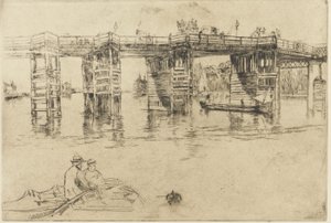 オールドパトニーブリッジ 作： James Abbott McNeill Whistler