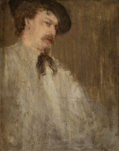 ウィリアムマクニールウィスラー博士の肖像、1871-73年 作： James Abbott McNeill Whistler