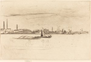 プライスのキャンドルワークス、c。 1875年。 作： James Abbott McNeill Whistler