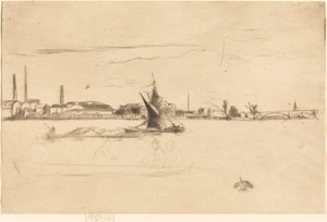 プライスのキャンドルワークス、c。 1875年。 作： James Abbott McNeill Whistler