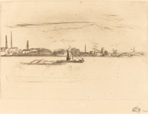 プライスのキャンドルワークス、c。 1875年。 作： James Abbott McNeill Whistler