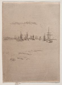 Tilburyに戻ります。 作： James Abbott McNeill Whistler