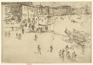 リーヴァ デル シャヴォーニ Riva、nr。 2 エッチング26枚セット（シリーズタイトル） 作： James Abbott McNeill Whistler