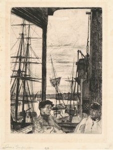 ロザハイズ、1860年。 作： James Abbott McNeill Whistler