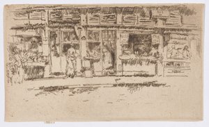 ロシュフーコー通り 作： James Abbott McNeill Whistler