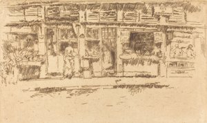 ロシュフーコー通り、1893年。 作： James Abbott McNeill Whistler