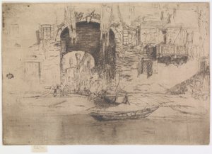 聖ブレイズ、1879-1880。 作： James Abbott McNeill Whistler
