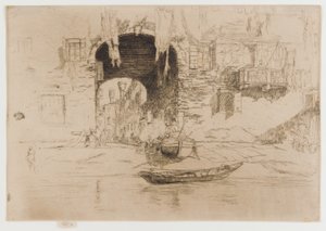 聖ブレイズ、1879-1880。 作： James Abbott McNeill Whistler