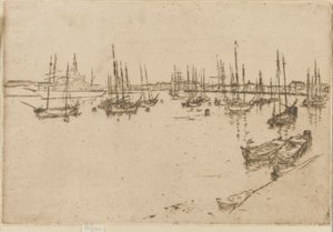 セントジョージ、1879-1880。 作： James Abbott McNeill Whistler