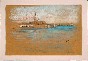 サンジョルジョマッジョーレ、ヴェネツィア、1880年 作： James Abbott McNeill Whistler
