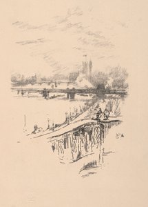 サボイハト。 作： James Abbott McNeill Whistler
