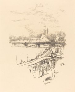 サヴォイ鳩、1896 年。 作： James Abbott McNeill Whistler