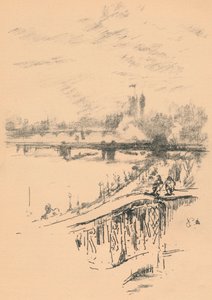 サボイピジョン、1896年、1898年 作： James Abbott McNeill Whistler