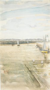 マージーのシーン。 作： James Abbott McNeill Whistler
