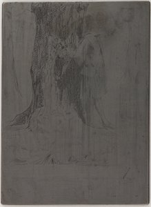 木の下に立つシーモア』1859年 作： James Abbott McNeill Whistler