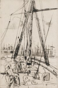 1867年、リバプールでの船積み。 作： James Abbott McNeill Whistler