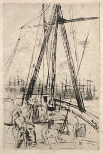 1867年、リバプールで出荷。 作： James Abbott McNeill Whistler