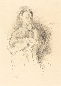 ウィリアム・E・ヘンリーのスケッチ、1896年。 作： James Abbott McNeill Whistler