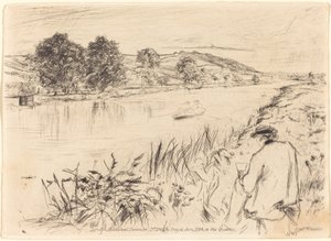スケッチ、No. 1、1861。 作： James Abbott McNeill Whistler