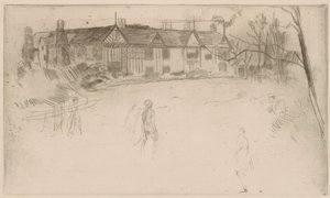 スピーク・ホール、1875年 作： James Abbott McNeill Whistler