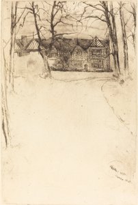 スピーク ホール、No.1、1870 年。 作： James Abbott McNeill Whistler