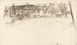 Speke Hall, No.2, 1875年。 作： James Abbott McNeill Whistler
