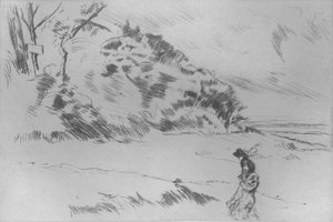 スピークショア、c1875、1904 作： James Abbott McNeill Whistler