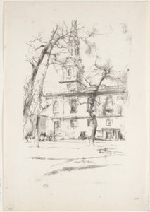 セントジャイルズインザフィールズ、1896 作： James Abbott McNeill Whistler