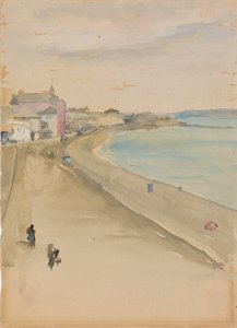 セント・アイヴス: コーンウォール、1883-1884。 作： James Abbott McNeill Whistler
