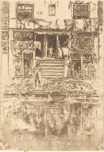 ステップス、アムステルダム、1889年。 作： James Abbott McNeill Whistler