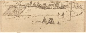 ステップス、グレイズイン、c。 18861888。 作： James Abbott McNeill Whistler